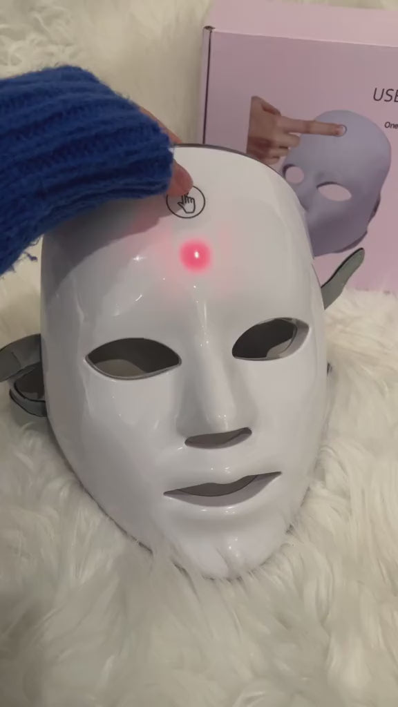 VELUMAE LED maske 7 renk ışık modu demosu